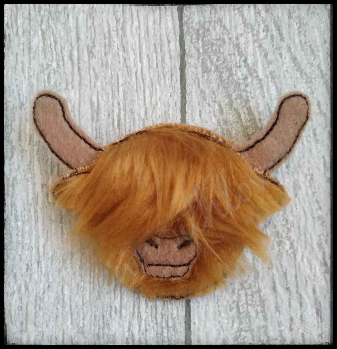 Highland cow brooch new arrivals