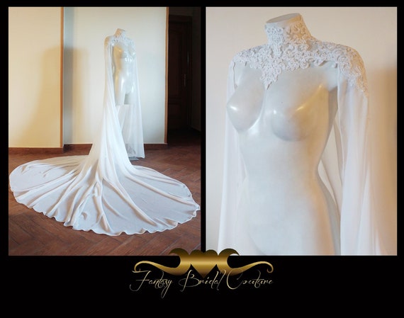 boho wedding cape
