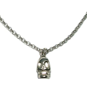 Skull necklace, Pendant Skull necklace, men's pendant neck in silver 925