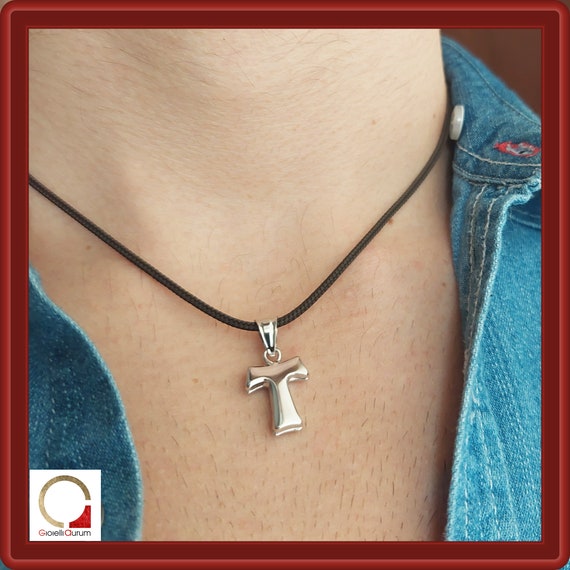 2 Pezzi Collana con ciondolo a forma di medaglia rotonda di San Benedetto Collana con ciondolo da uomini donna in argento sterling Gioiello Religioso Cristiano