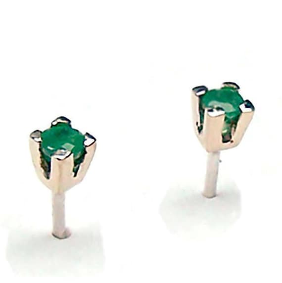 Boucles D'oreilles Punto Luce Or Blanc 18 Carats Avec Diamants Naturels 0.40 Ct Couleur G
