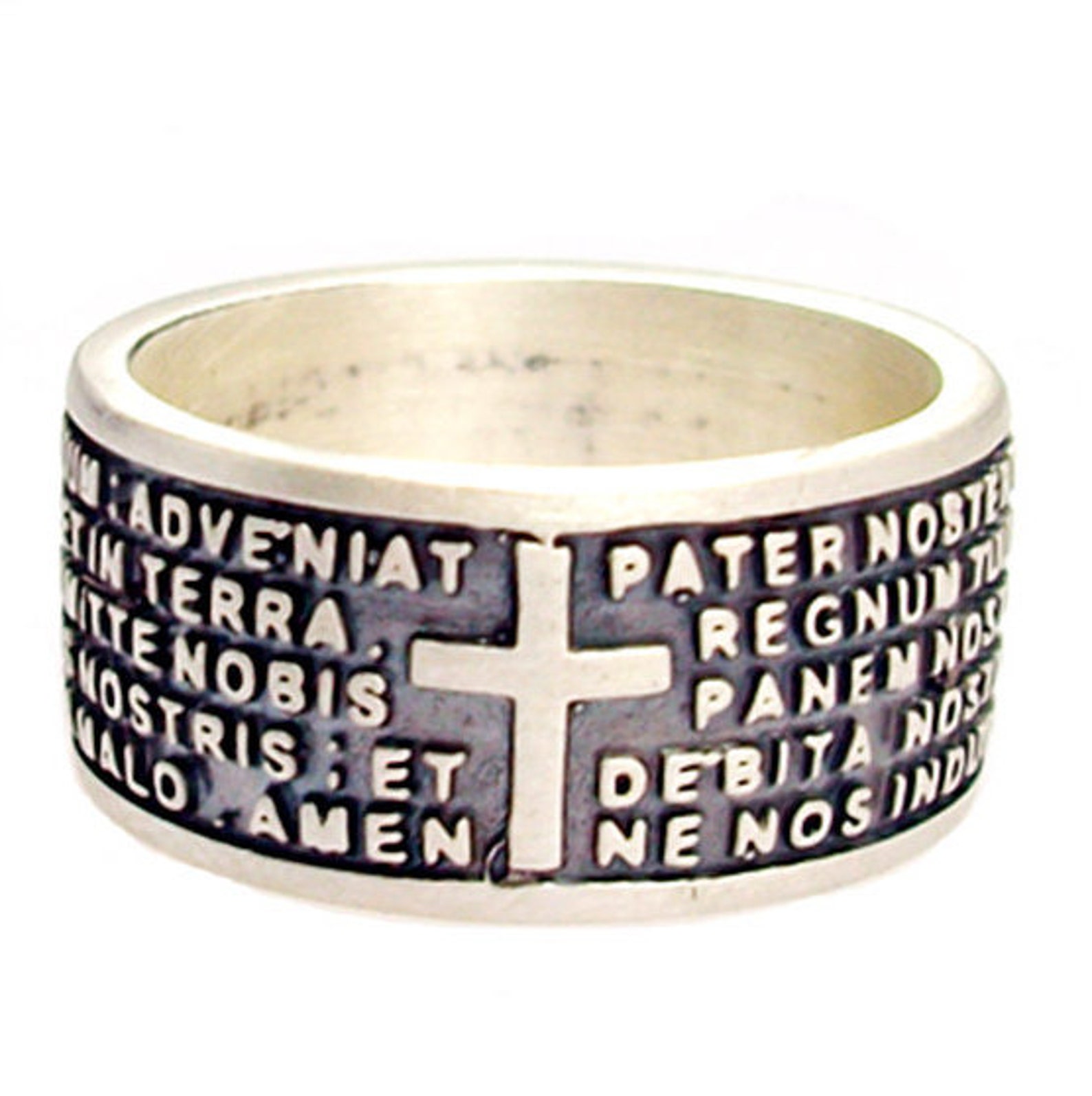 Anello Padre Nostro E Ave Maria In Metallo Girevole | Myriam - Foto 5