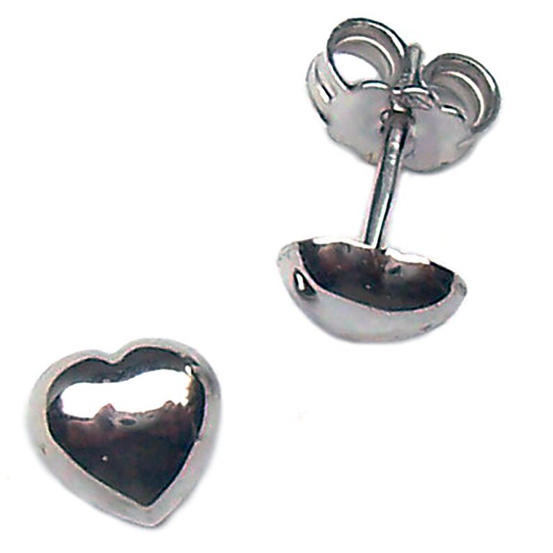Esprit Orecchini A Cuore In Argento 925 - Modello Ardor - Regalo Per San Valentino - 6 Mm Lucidi
