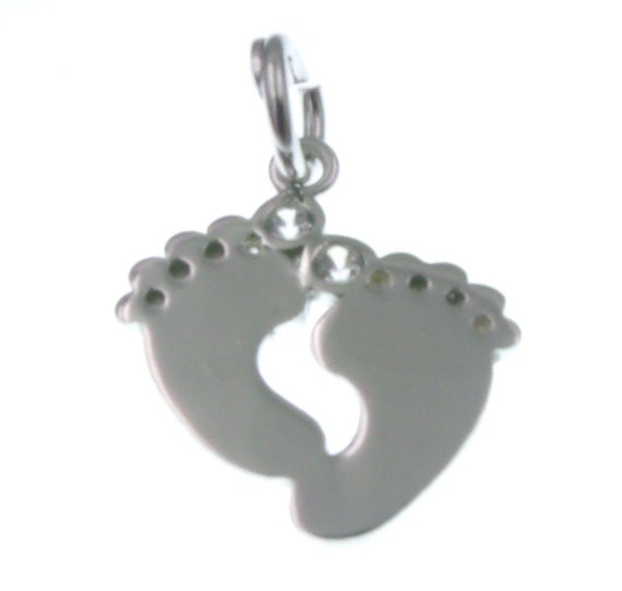 Love to Run Charm with Footprint Track Antiqued Sterling Silver - Made in the USA Love to Run Charm with Footprint Track Antiqued Sterling Silver - Made in the USA