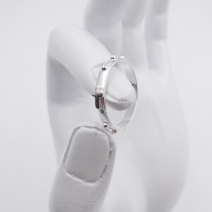 Rosary Ring, silver religious ring 925, catholic rings for women image 2