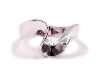 Women's ring, 925 silver ring, white gold rodent ring, hypoallergenic