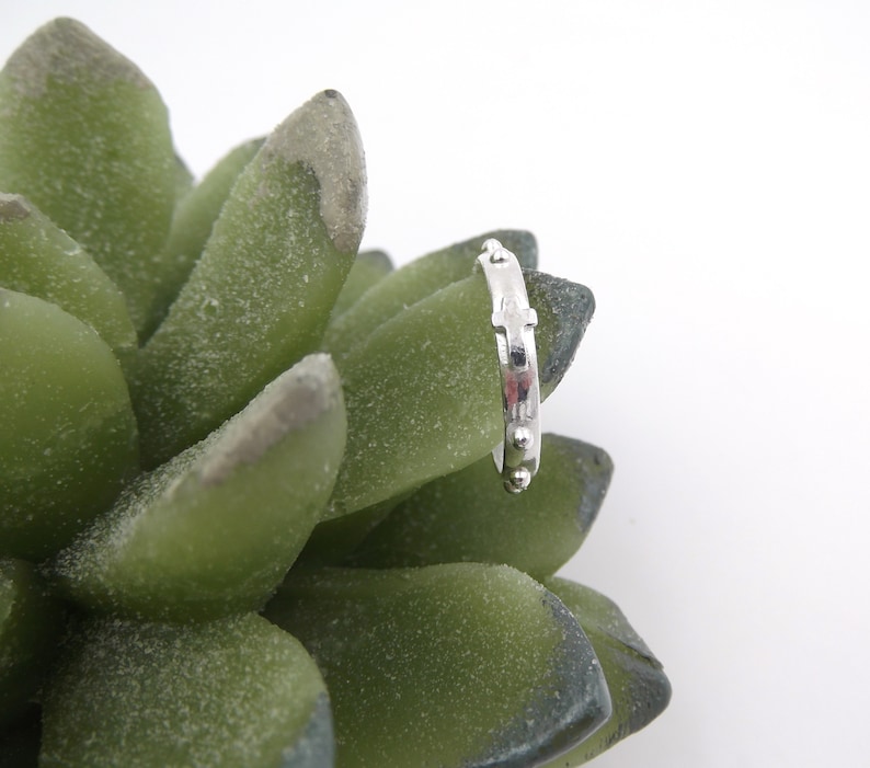 Rosary Ring, silver religious ring 925, catholic rings for women image 4