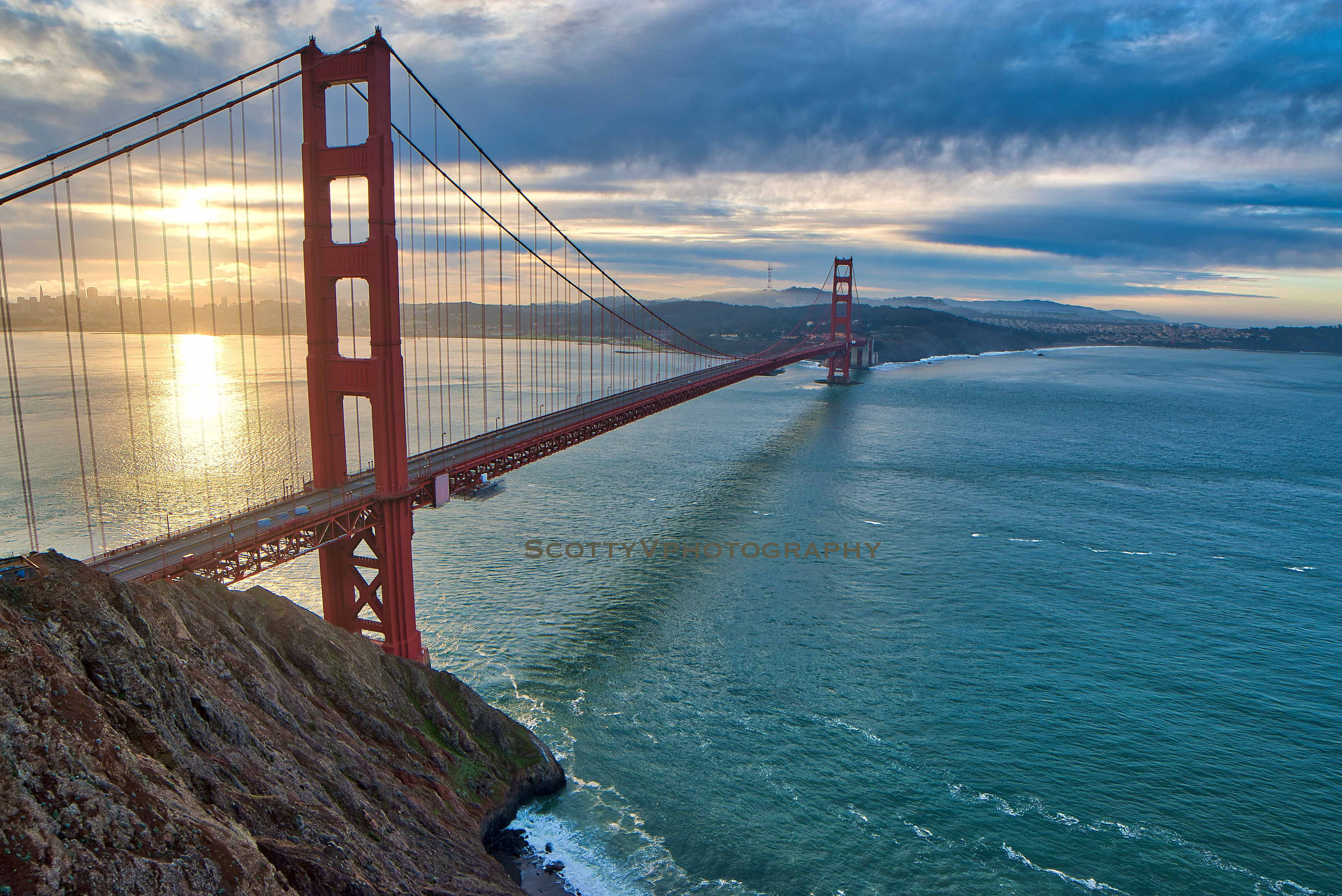 Golden Gate Bridge Sunrise San Francisco Wallpaper San - Etsy Golden Gate Bridge Sunrise San Francisco Wallpaper San - Etsy