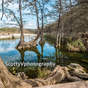 Garner State Park, Natuurfotografie, Texas Fotografie, Hill Country Fotografie, Texas State Park, Nature Decor, Frio River, Texas River