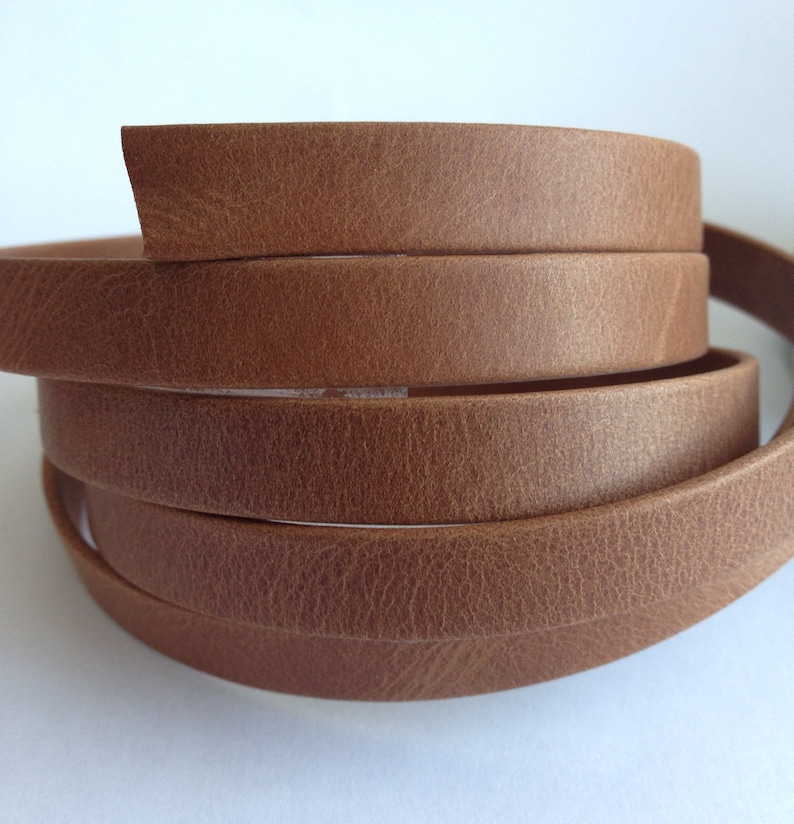 Folded 10x2mm leather Inexpensive strap Soft flat Max 53% OFF for jewelry makin