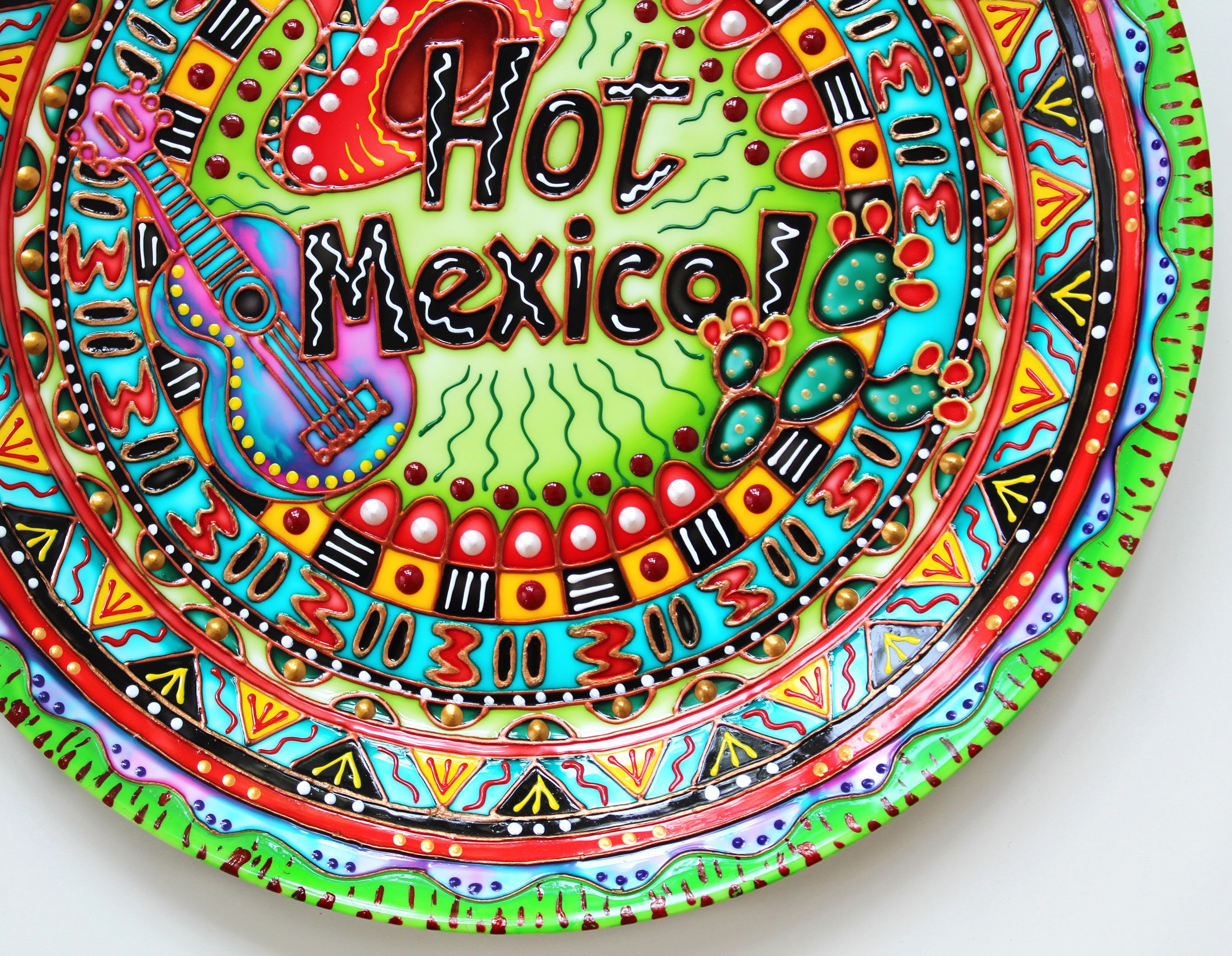 Decorative plate Hot Mexico Mexican wall decor | Etsy