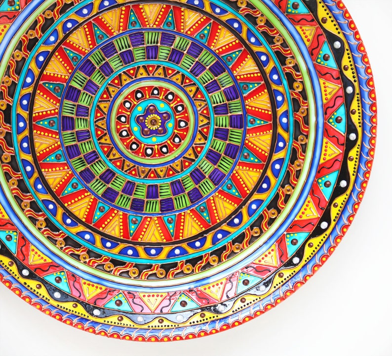 Mexican Wall Decor Mexican Painting Decorative Plate Home Etsy Australia