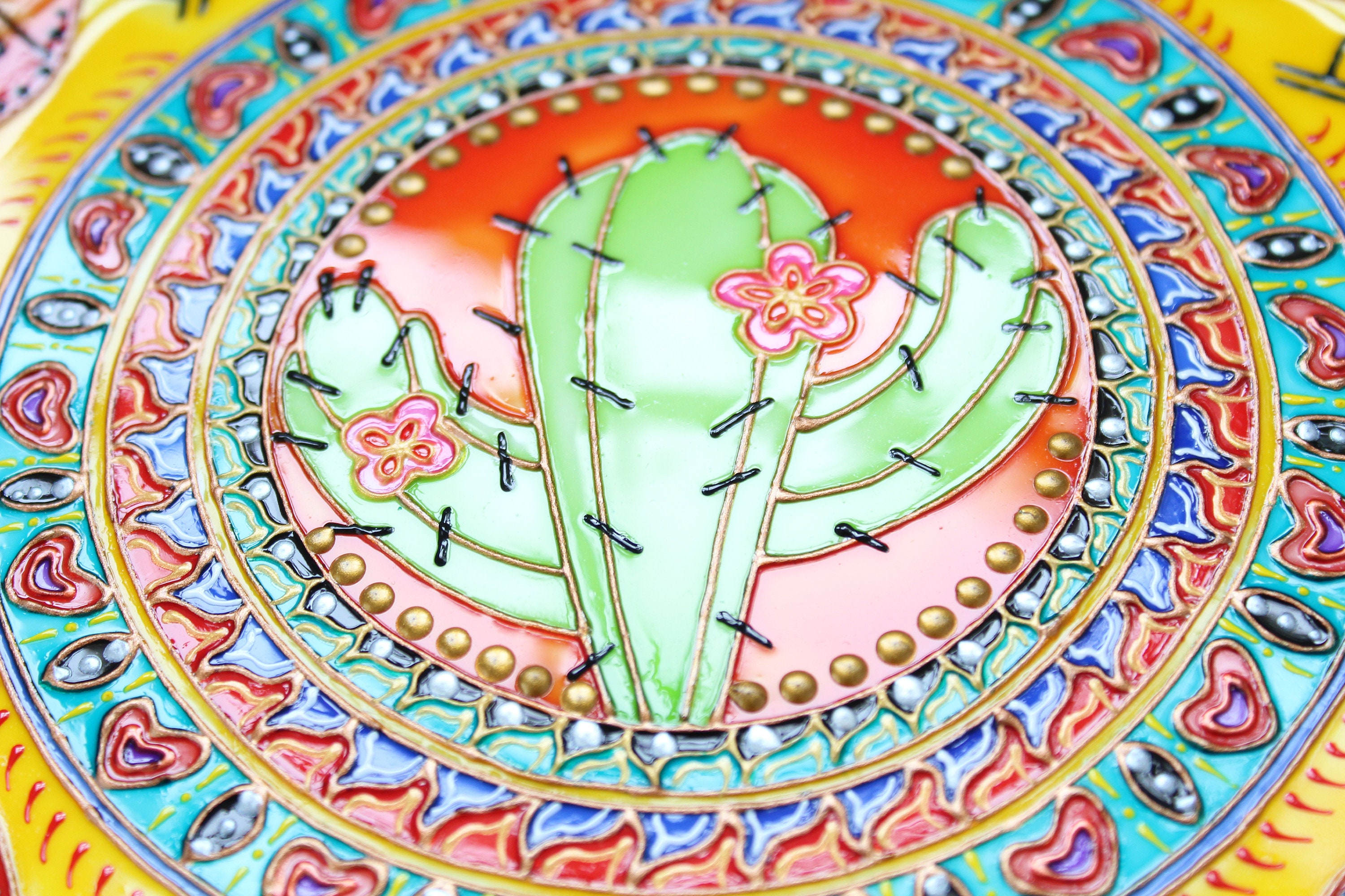 Mexican set of decorative plates for wall decor | Etsy