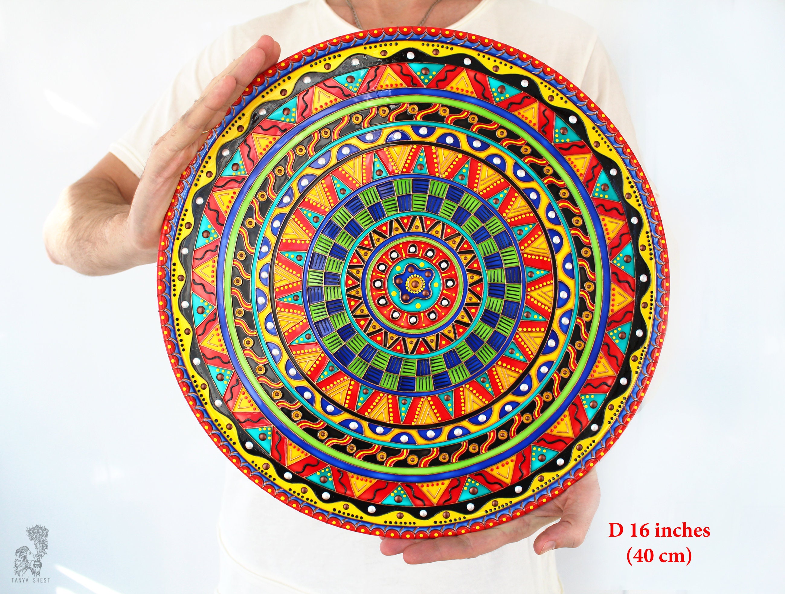 Mexican Wall Decor Mexican Painting Decorative Plate Home | Etsy Australia