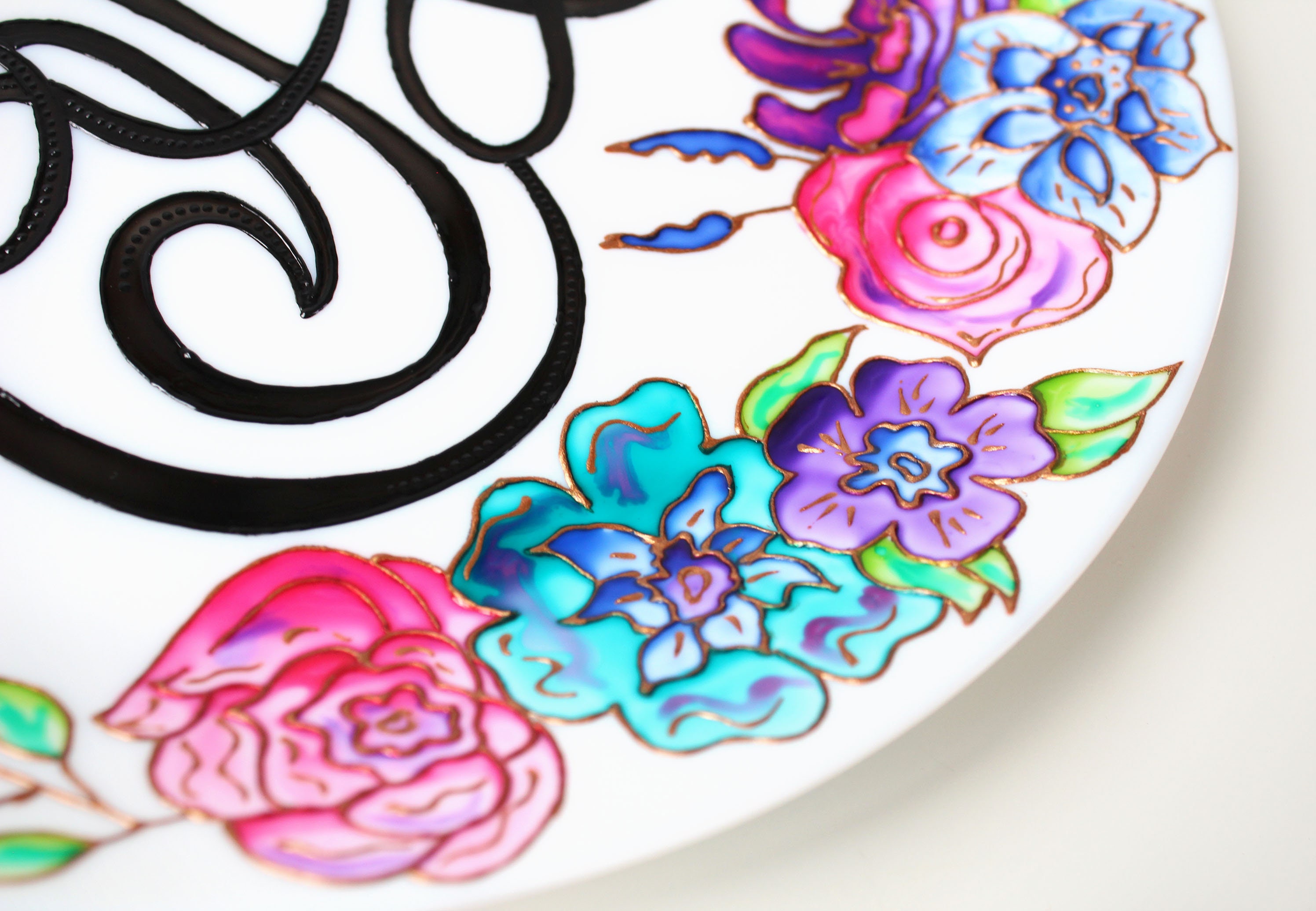 Personalized decorative plate for wall decor Custom Etsy