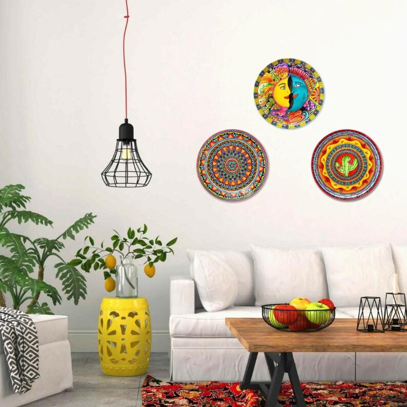 Mexican Wall Decor Mexican Painting Decorative Plate Home Etsy Australia