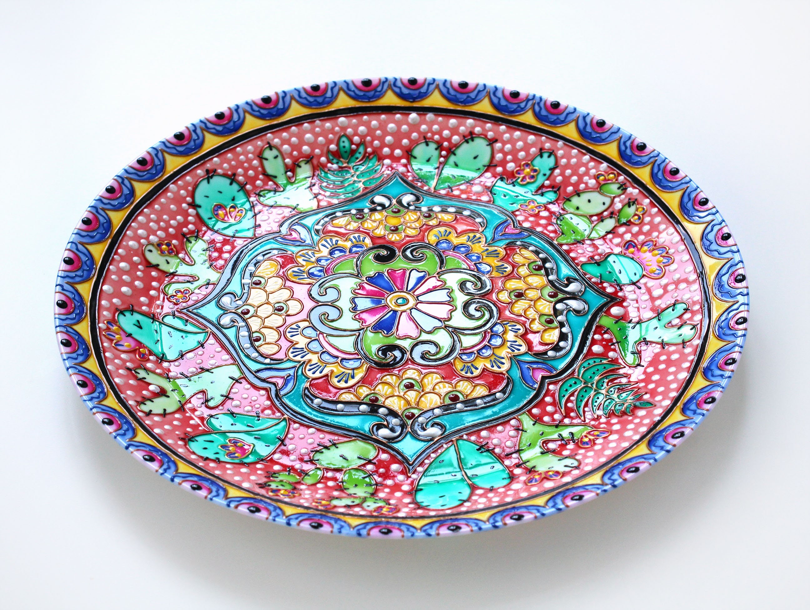 Mexican decor Mexico plates Set of two decorative plates Etsy