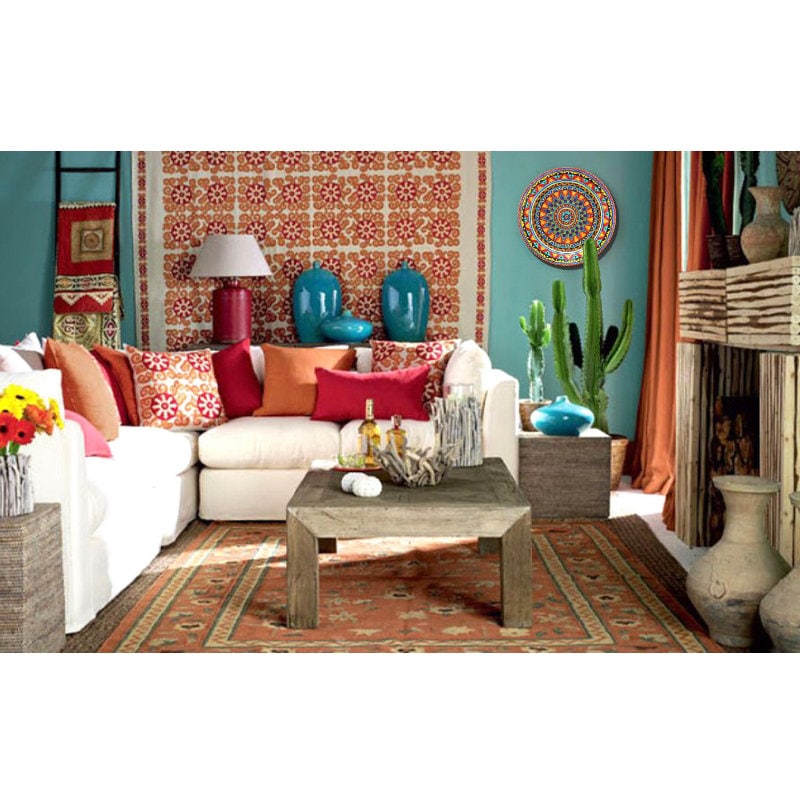 Mexican Wall Decor Mexican Painting Decorative Plate Home Etsy Australia