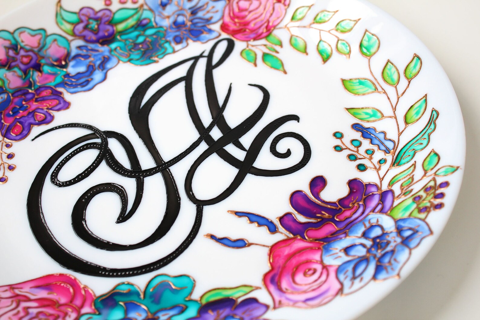 Personalized decorative plate for wall decor Custom Etsy