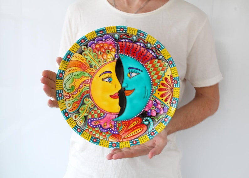 Mexican Wall Decor Set of 6 Decorative Ceramics Plates With Etsy