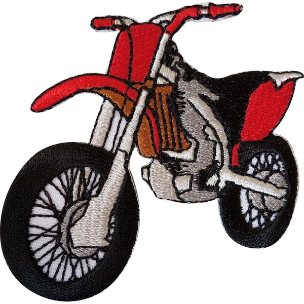 Écusson de moto de motocross en fer à coudre insigne brodé moto tout-terrain