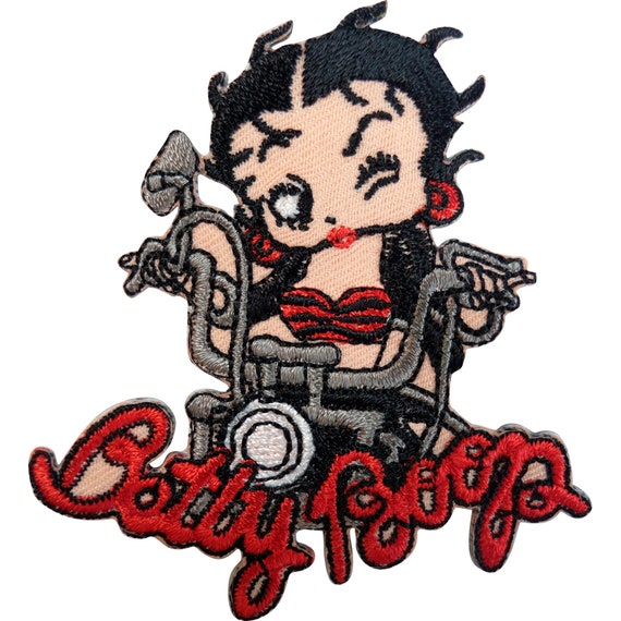 Betty Boop Patch Moto Chopper Moto Biker Iron Sew On Etsy France