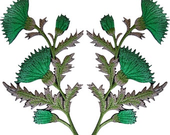 Rose Flower Embroidery Patch Set - DIY Sew Iron On Italy - Foto 12