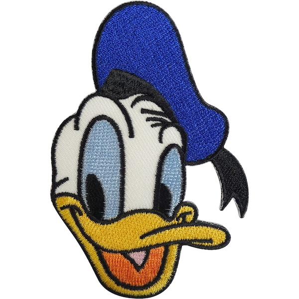 Disney Donald Duck Patch Embroidered Badge Iron On Sew On Embroidery Applique