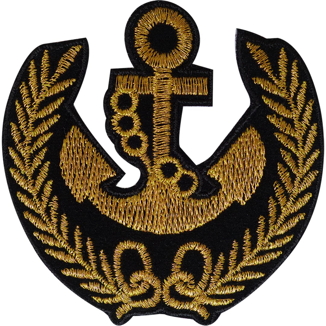 Anchor Patch Iron Sew on Navy Sailor Fancy Dress Costume Hat