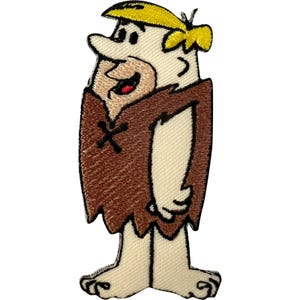 The Flintstones Barney Rubble Patch Iron On Sew On Clothes Bag Embroidered Badge