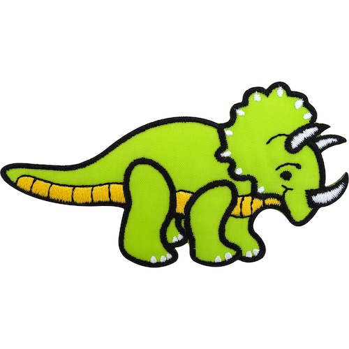 Sew On Dinosaur Patch Embroidered Triceratops for Jeans T Shirt Iron On Badge 