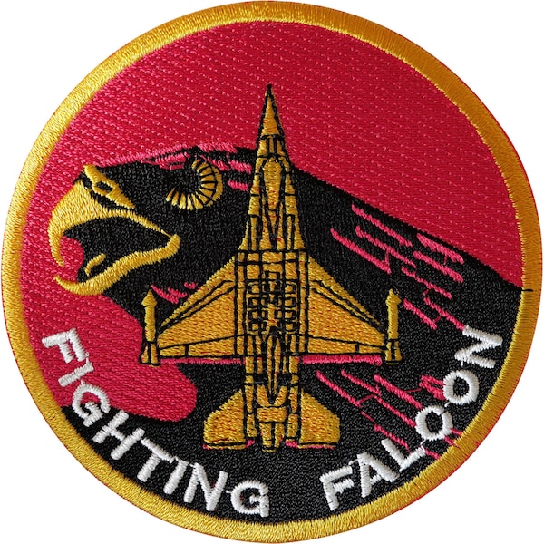 Aeroplane Iron On Patch Sew On Badge United States America Jet US Air Force USA