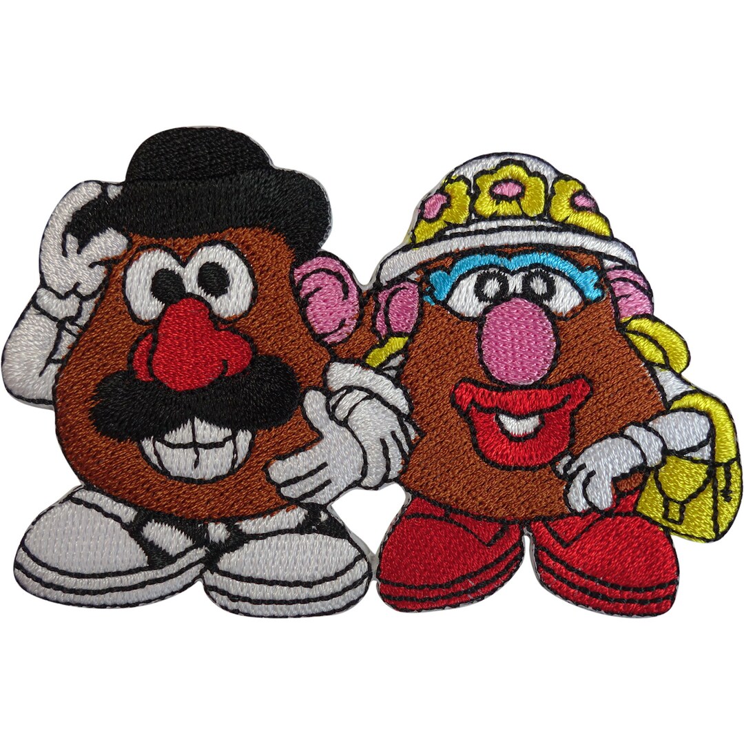 Disney Toy Story Mr and Mrs Potato Head Patch Iron on Sew on ...