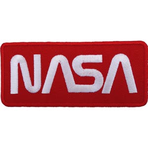 NASA Patch gestickt Eisen zum annähen Astronaut Spaceman Fancy Dress Kostüm Abzeichen