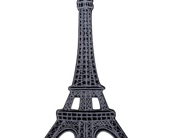 Eiffel Tower Patch Embroidered Badge Iron / Sew On French Paris France Souvenir