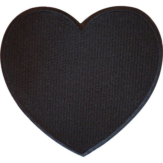 Bordados termoadhesivos negro amor corazón parche coser | Etsy México