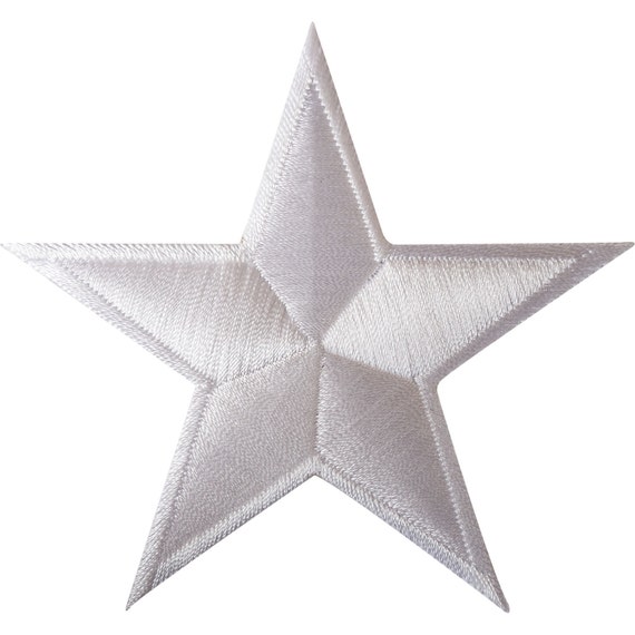 Pentacle Star Patch Embroidered Iron on Sew on Patch For Clothes 7CM