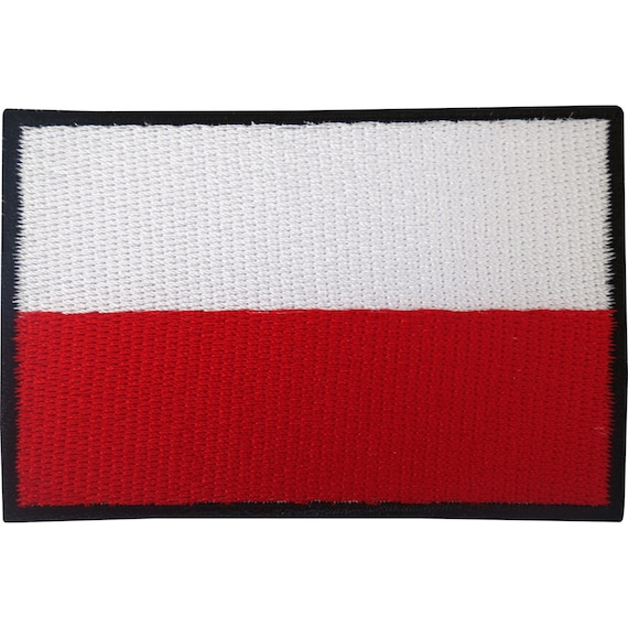 Country Flag Poland Embroidered Patch | Iron On | Military Airsoft - Foto 2