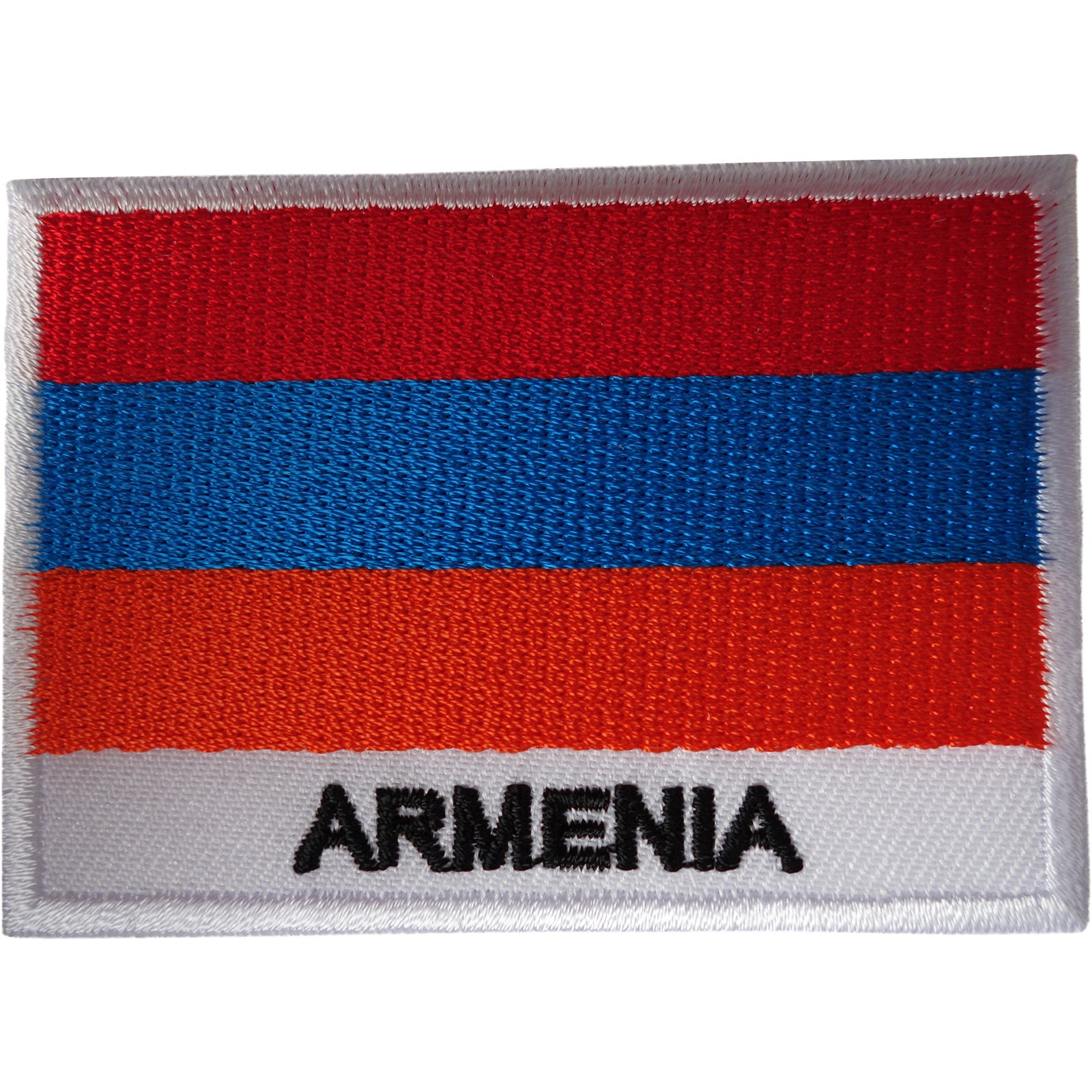 ARMENIA FLAG embroidered iron-on PATCH ARMENIAN EMBLEM applique 