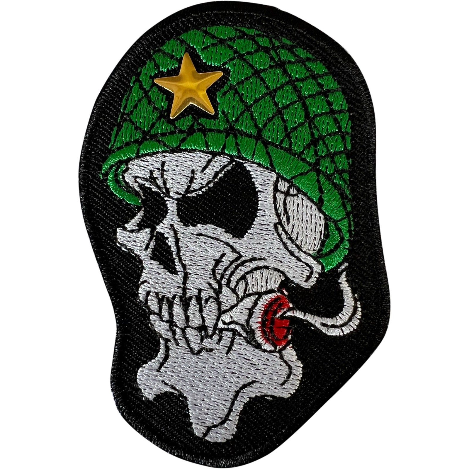 Skull Mexico Embroidered Patch Flag Armband Bag Matching Badge Iron Patches  for Clothing Sewing Embroidery Patches on Clothes
