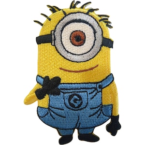 Despicable Me Minions Patch Embroidered Badge Iron Sew On T Shirt Bag Top Jeans