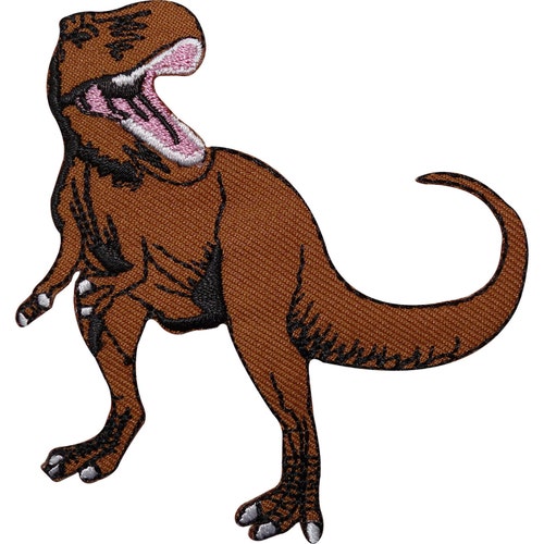 Toppa Termoadesiva Dinosauro Triceratops Ricamata – Cuciono Facilmente Su T-Shirt, Zaino O Giacca