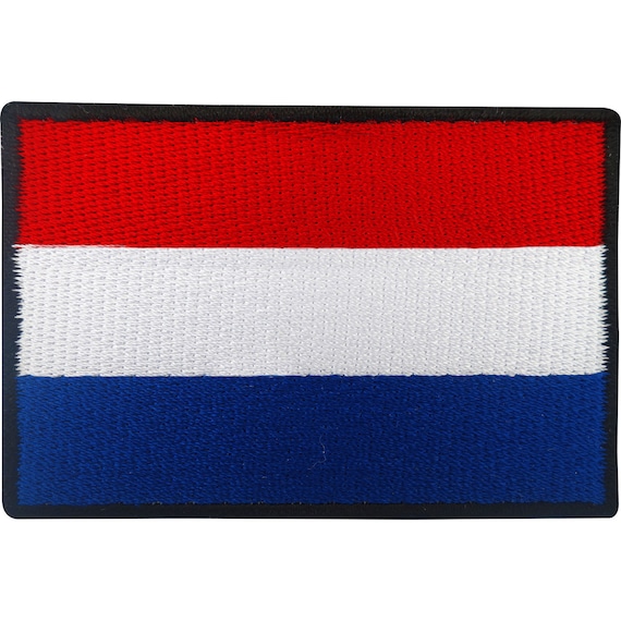 NETHERLANDS HOLLAND DUTCH NATIONAL FLAG Sew on Patch Free Shipping