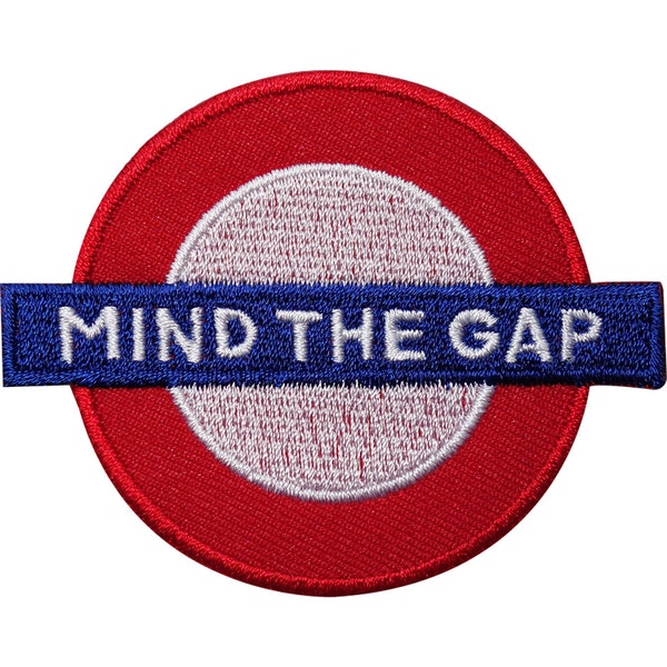 London Underground Tube Embroidered Iron / Sew On Patch Clothes Souvenir Badge