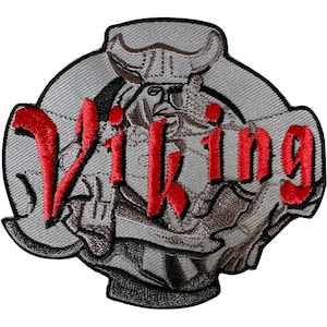 Viking Patch Iron Sew On Clothes Shirt Denim Jeans Bag Costume Embroidered Badge