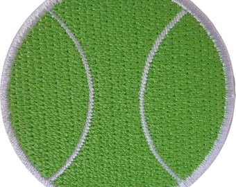 Tennis Ball Patch gesticktes Abzeichen Bügelbild auf Kleidung T-Shirt Jacke Kleid Tasche