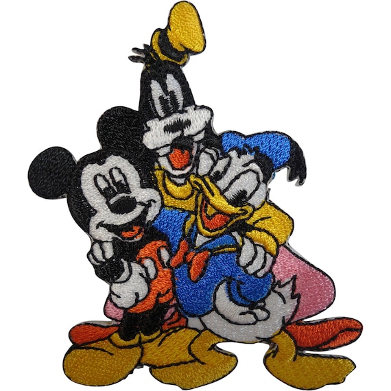 Iron on Disney Patches-mickey Mouse-minnie Mouse-goofy-donald Duck