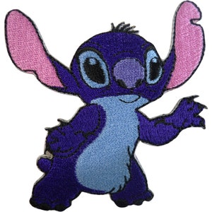 Disney Lilo and Stitch Patch Embroidered Badge Iron Sew On T Shirt Jeans Bag Cap