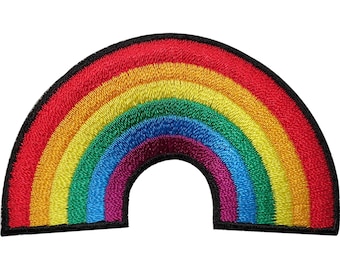 Regenbogen gesticktes Aufnäher Kleidung T Shirt Gay Pride Badge Transfer