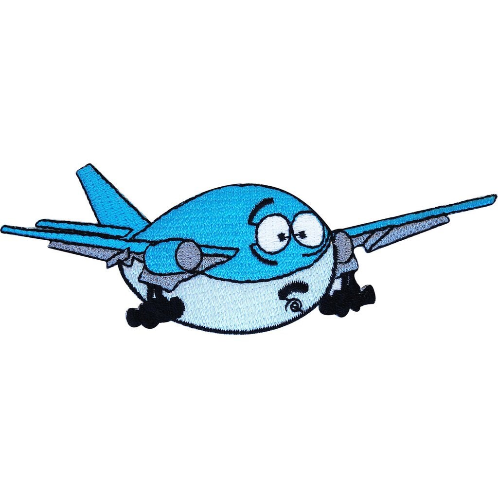 Bordados termoadhesivos avión parche coser apliques de bordado de avión